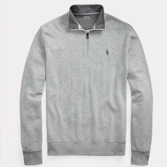 Polo Ralph Lauren Men’s Luxury Jersey Quarter-Zip Pullover
